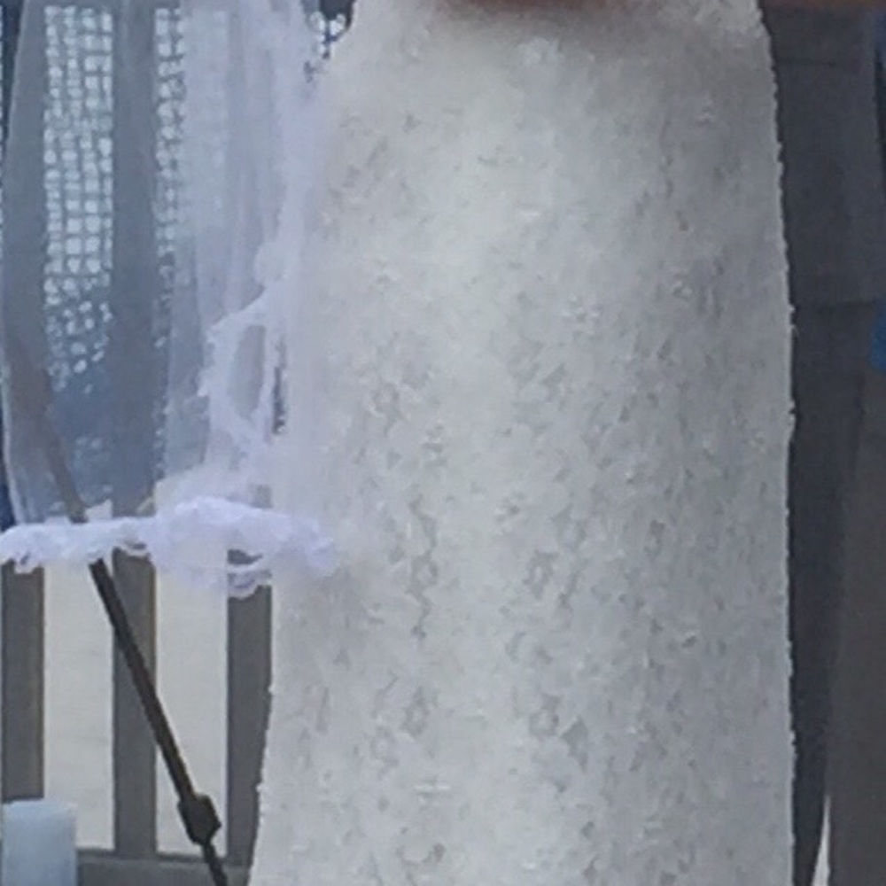 Lace Strapless wedding dress